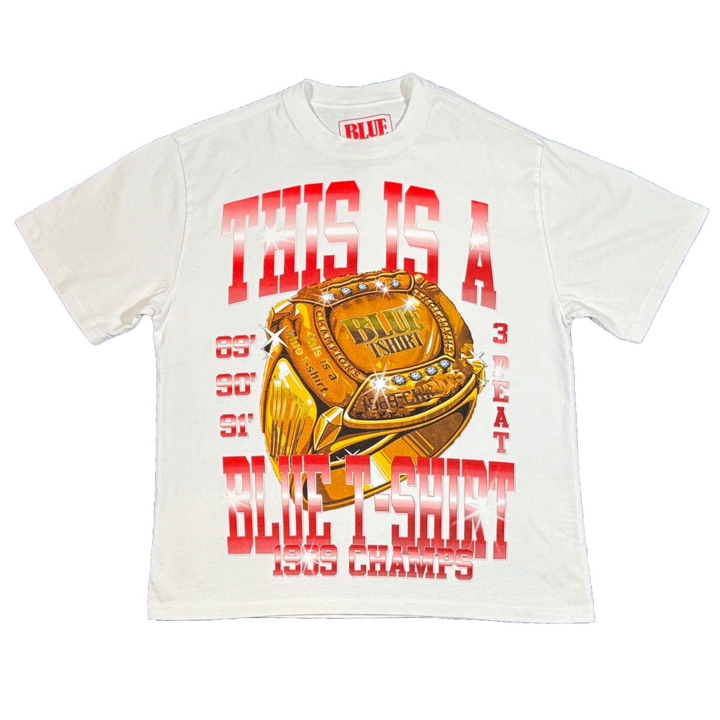 Blue T Champs (white)