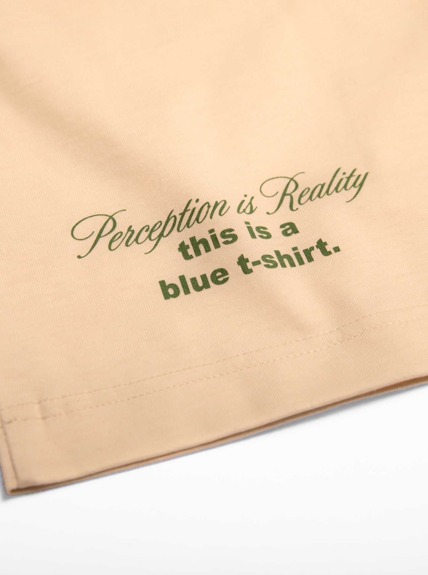 Perception Is Reality Tee (Cream)