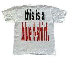 Load image into Gallery viewer, Blue T-shirt All Blue Remix back
