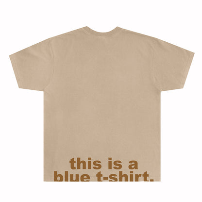 Dog Box Tee | Tan / Brown Print