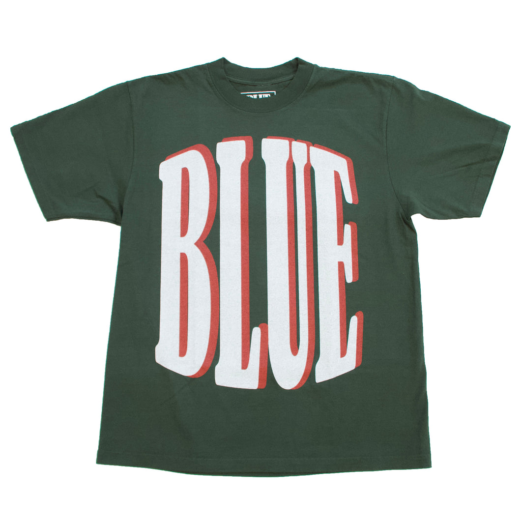 Blue T-Shirt Summer Tee (Forest Green)