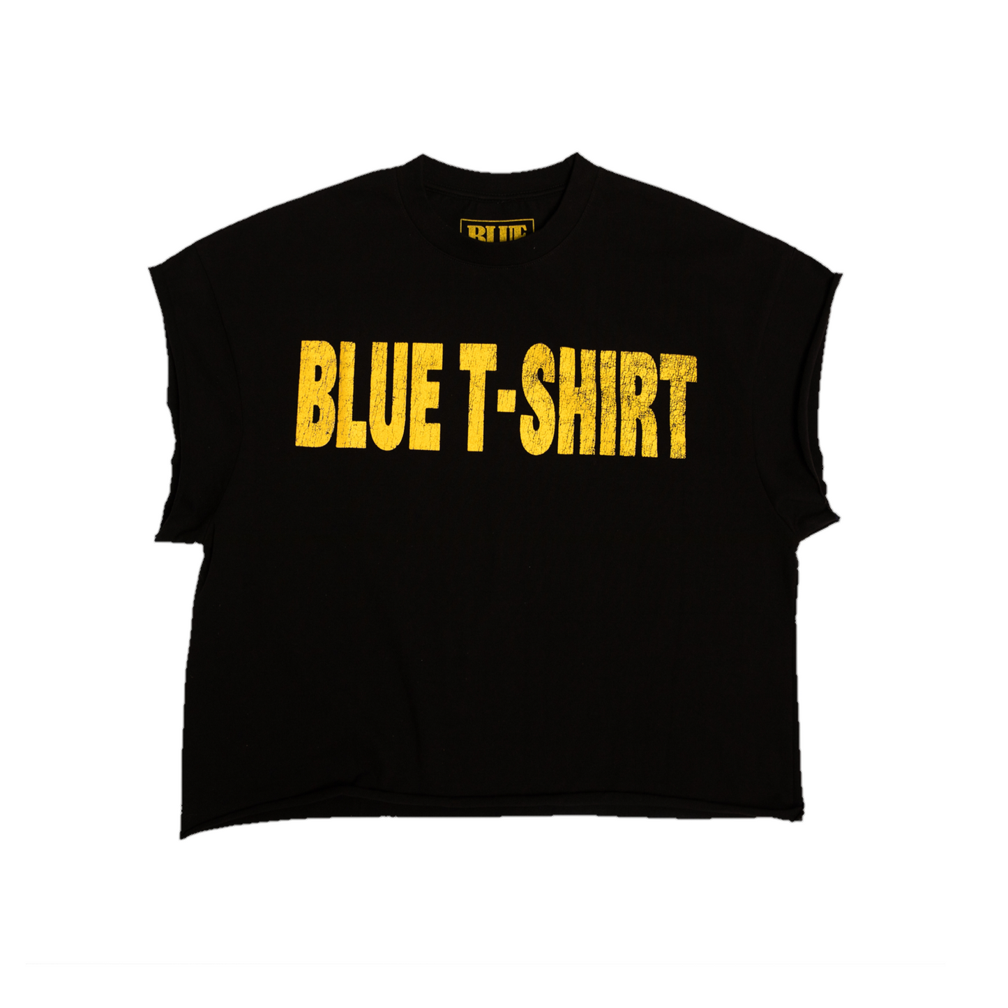 Blue T Clicc Cut-Off Tee (Black)