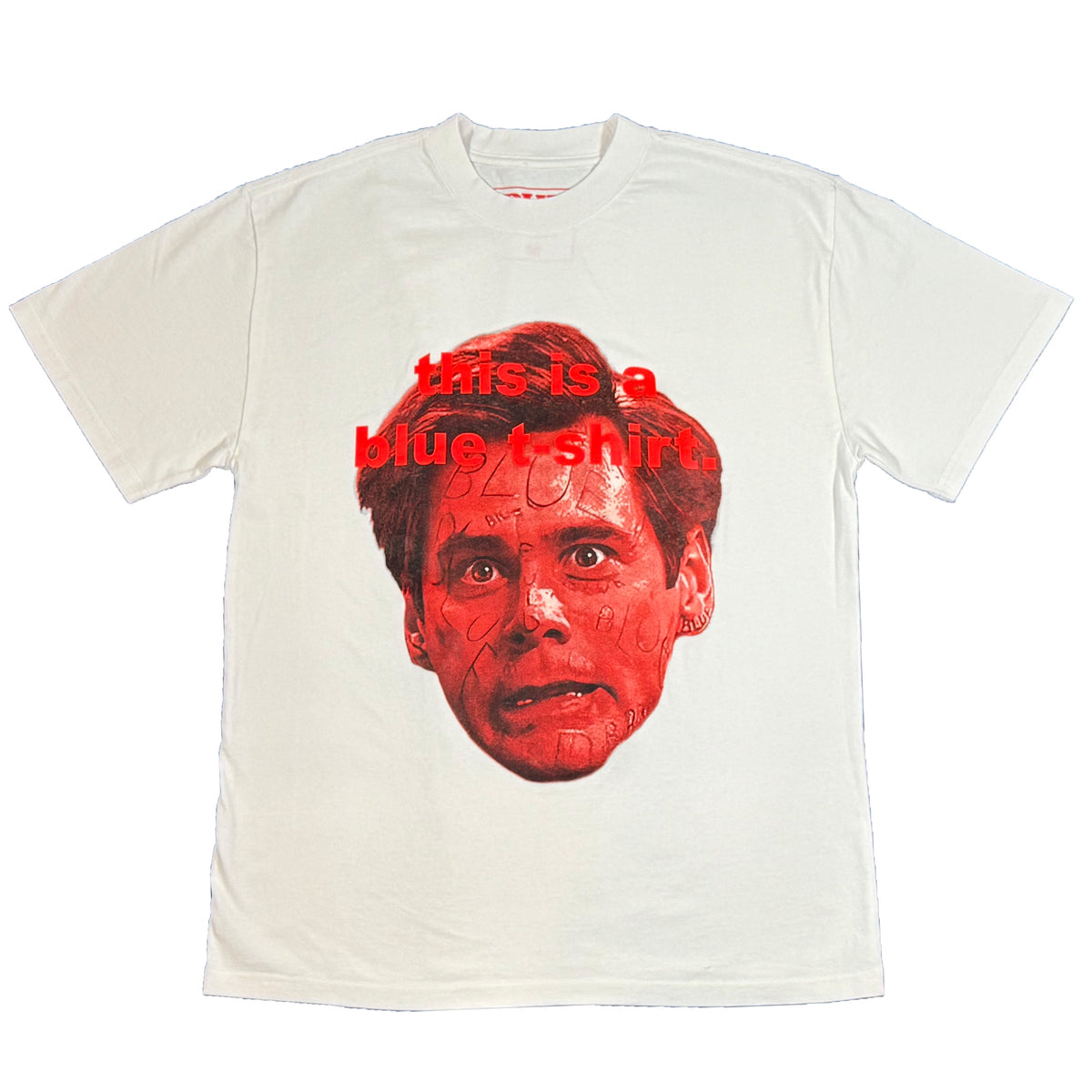 Liar Liar T (White) – Blue Tshirt